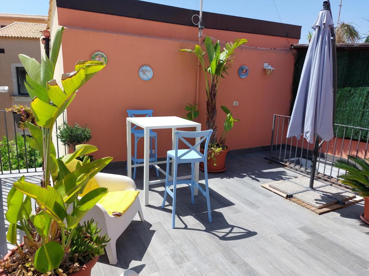 Ferienwohnung Galena Charme Luxury Terrace Syrakus Exterior foto