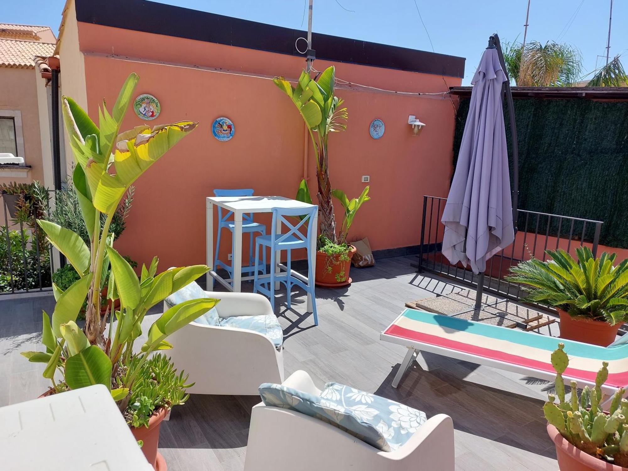 Ferienwohnung Galena Charme Luxury Terrace Syrakus Exterior foto