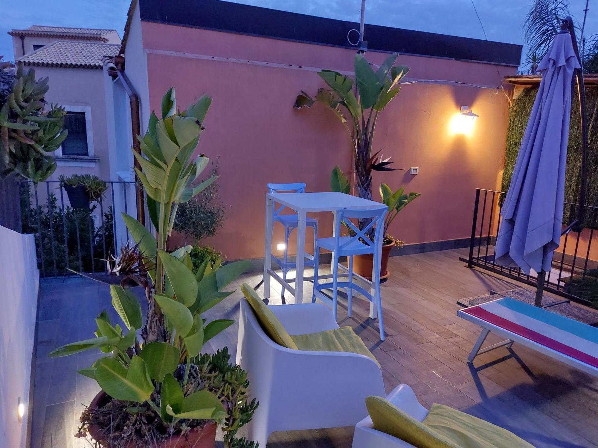 Ferienwohnung Galena Charme Luxury Terrace Syrakus Exterior foto