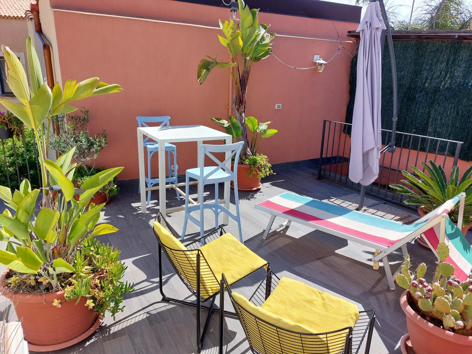 Ferienwohnung Galena Charme Luxury Terrace Syrakus Exterior foto
